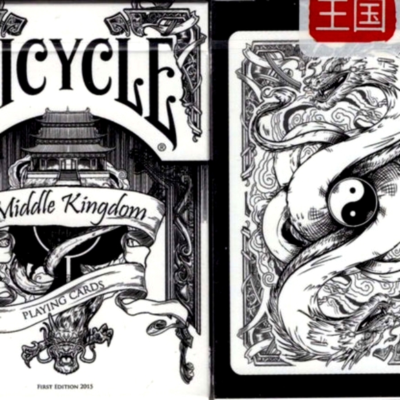 BICYCLE BRAND CARDS Games Rare Bicycle Middle Kingdom White Playing Cards Poshmark
